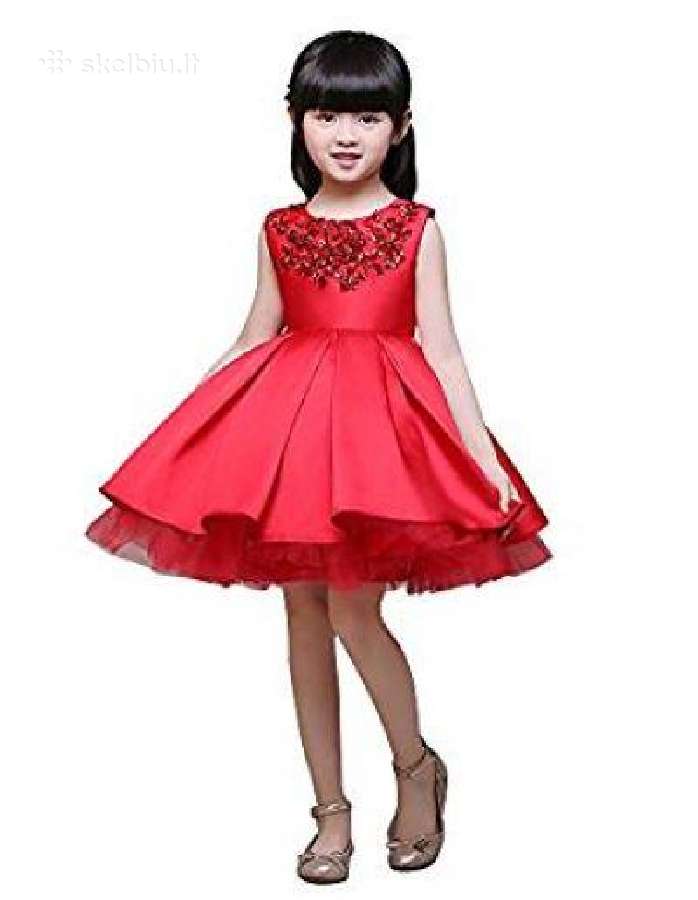 By Jasper Conran Kids Girls Red Textured Dress