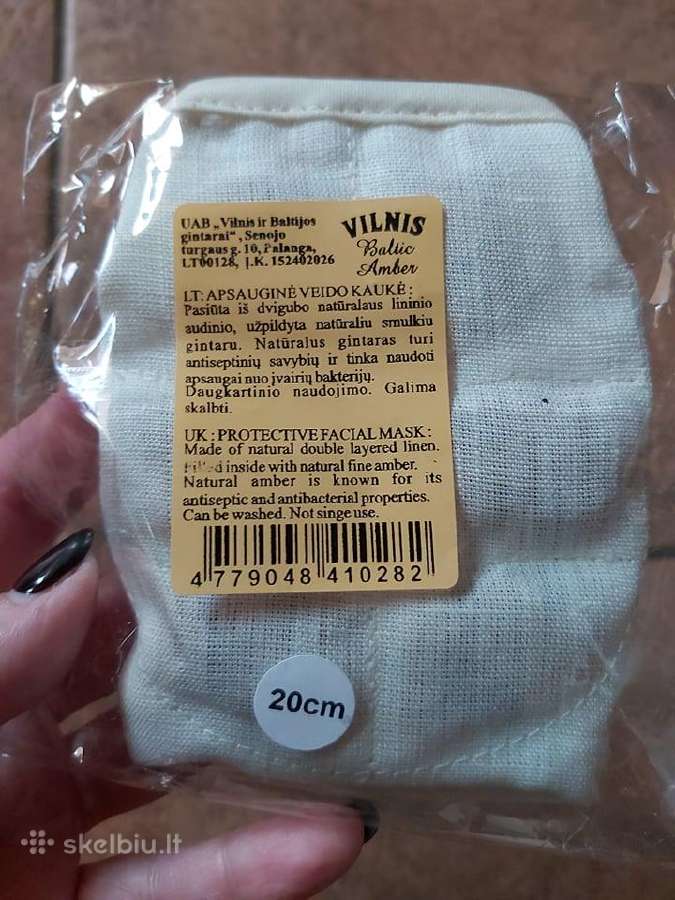 Apsagine kauke su gintaru