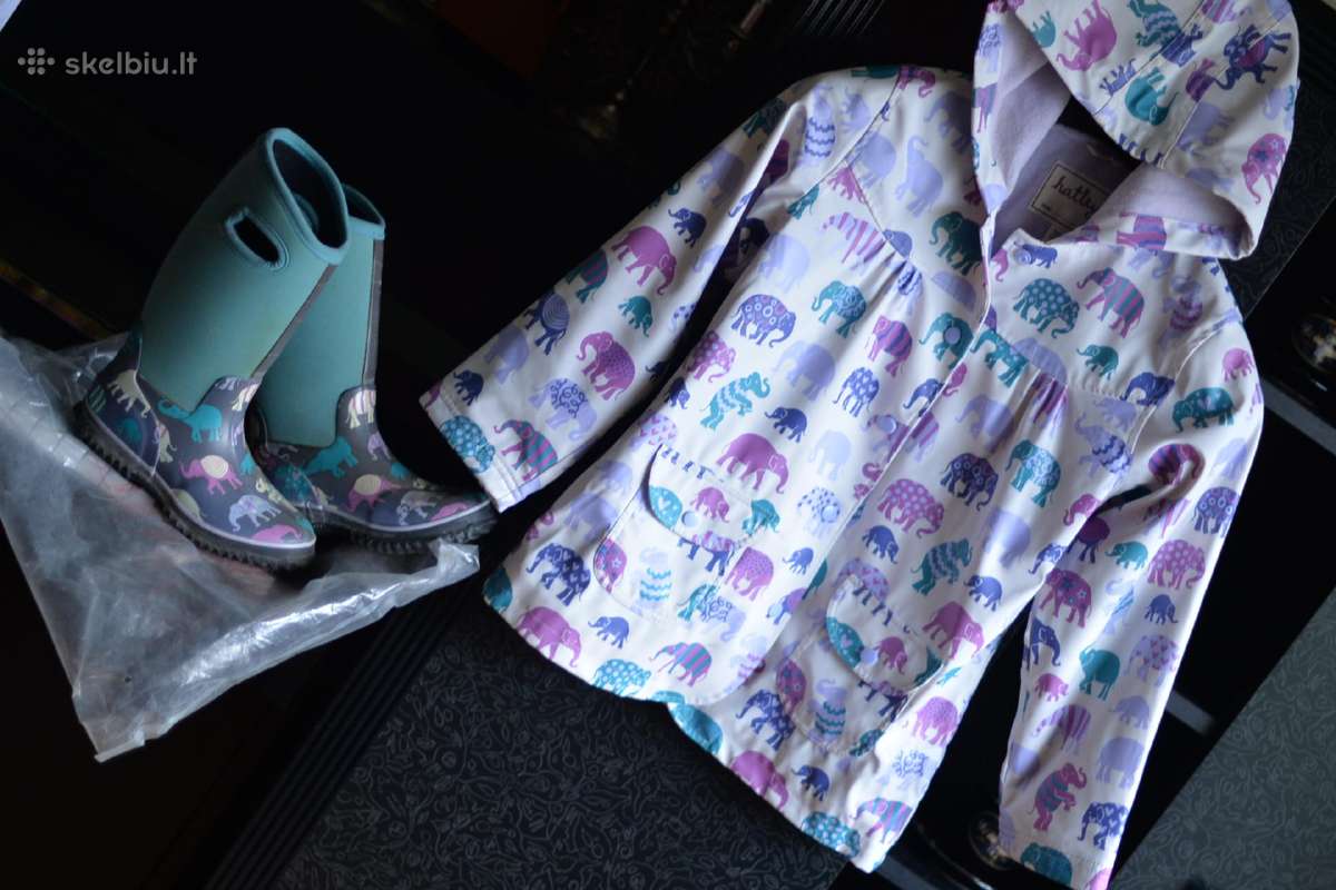 Hatley Girls Elephants Botai - nuotraukos Nr. 3