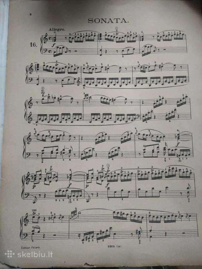 Sonata fortepijonui - nuotraukos Nr. 2