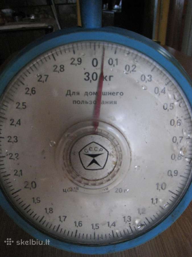 Svarstyklės sovietų laikų 3 kg.