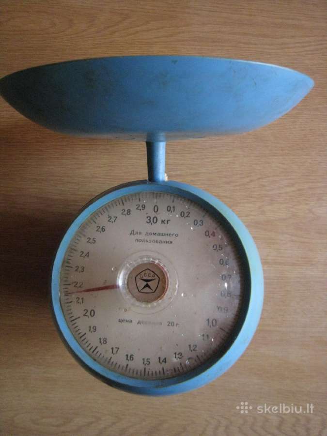 Svarstyklės sovietų laikų 3 kg. - nuotraukos Nr. 3