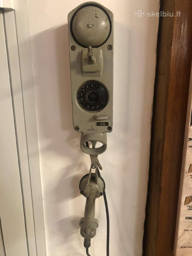 Bunkerio senas Siemens telefonas - nuotraukos Nr. 3