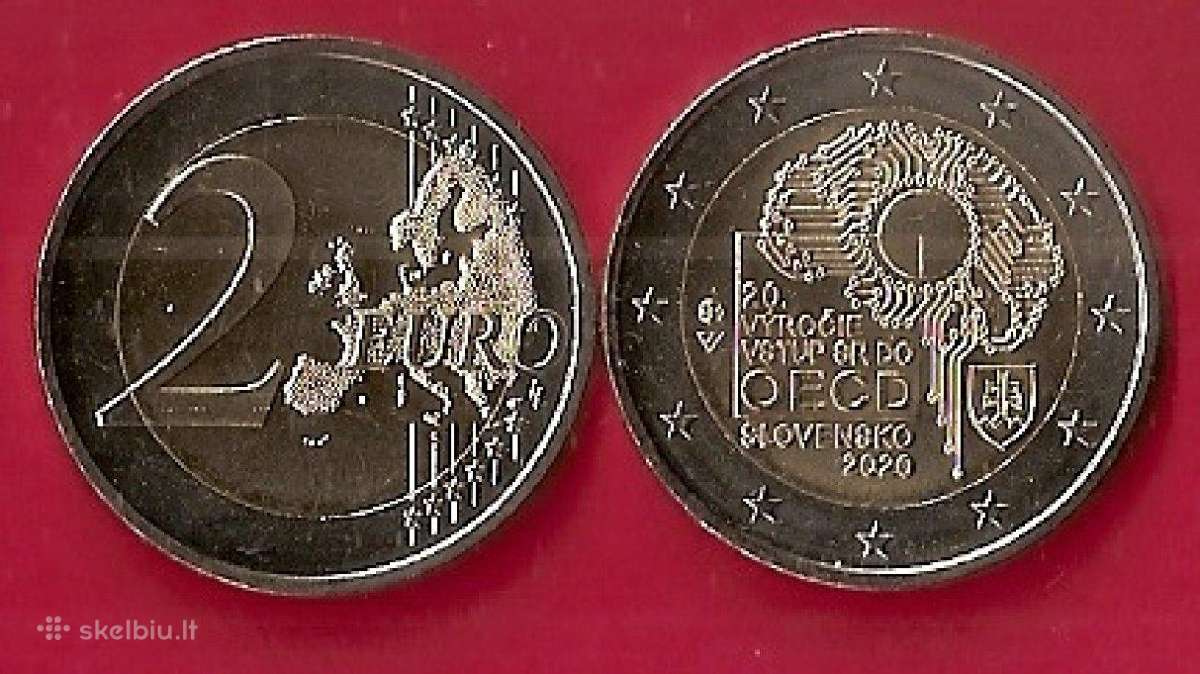 Slovakija 2020m. 2 € “Įstojimas į Oecd“unc