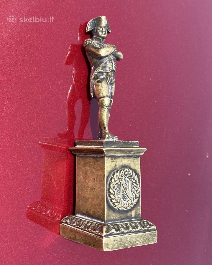 Antikvarinė 19a. vidurio bronzinė Napoleono figūra - nuotraukos Nr. 2