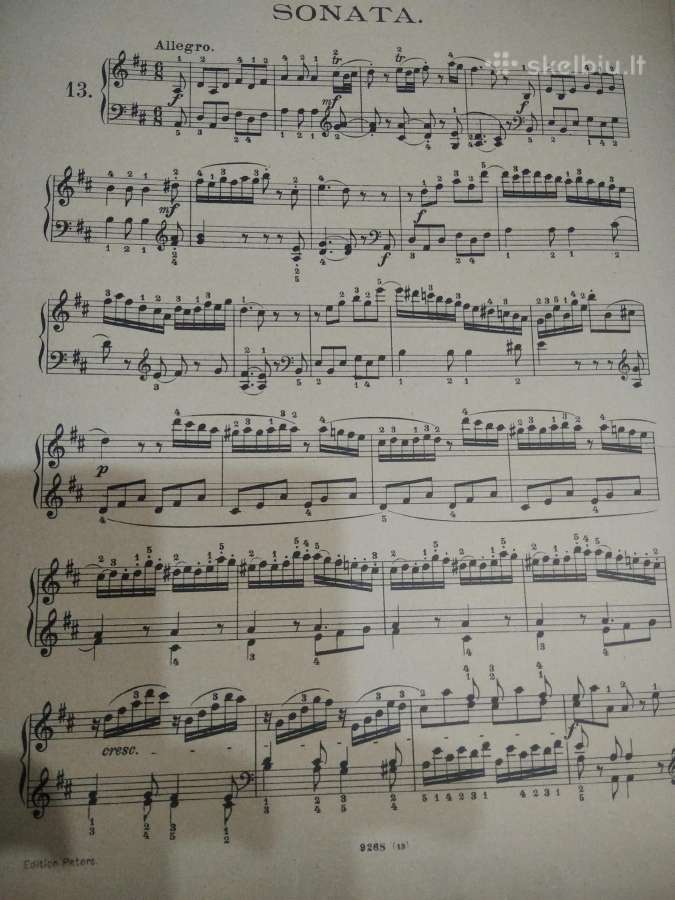 Sonata fortepijonui - nuotraukos Nr. 2
