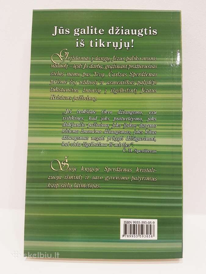 Č. Sperdženas. Sielų laimėtojas - nuotraukos Nr. 2