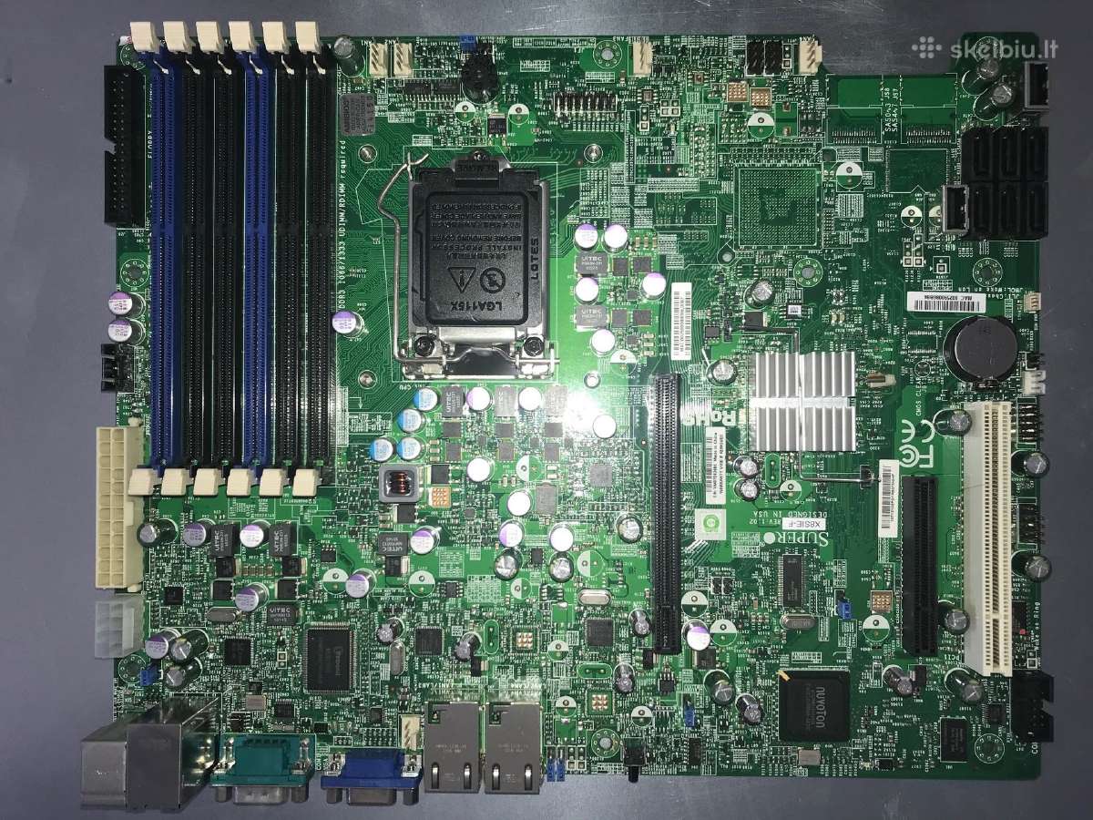 Supermicro Lga 1156 X8sie-f Kvm ipmi