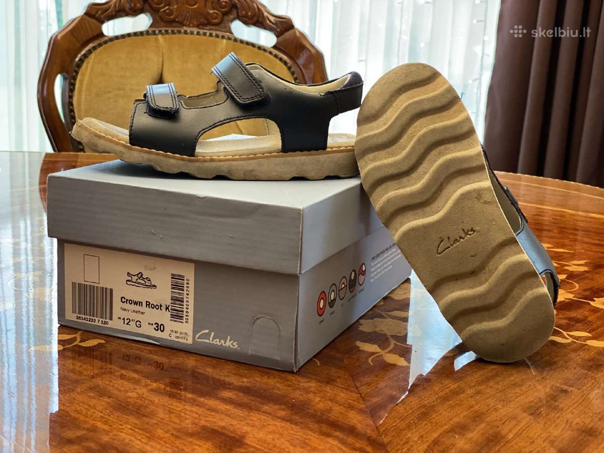 Clarks firmos pilnai odinės basutės, 30 d. - nuotraukos Nr. 3