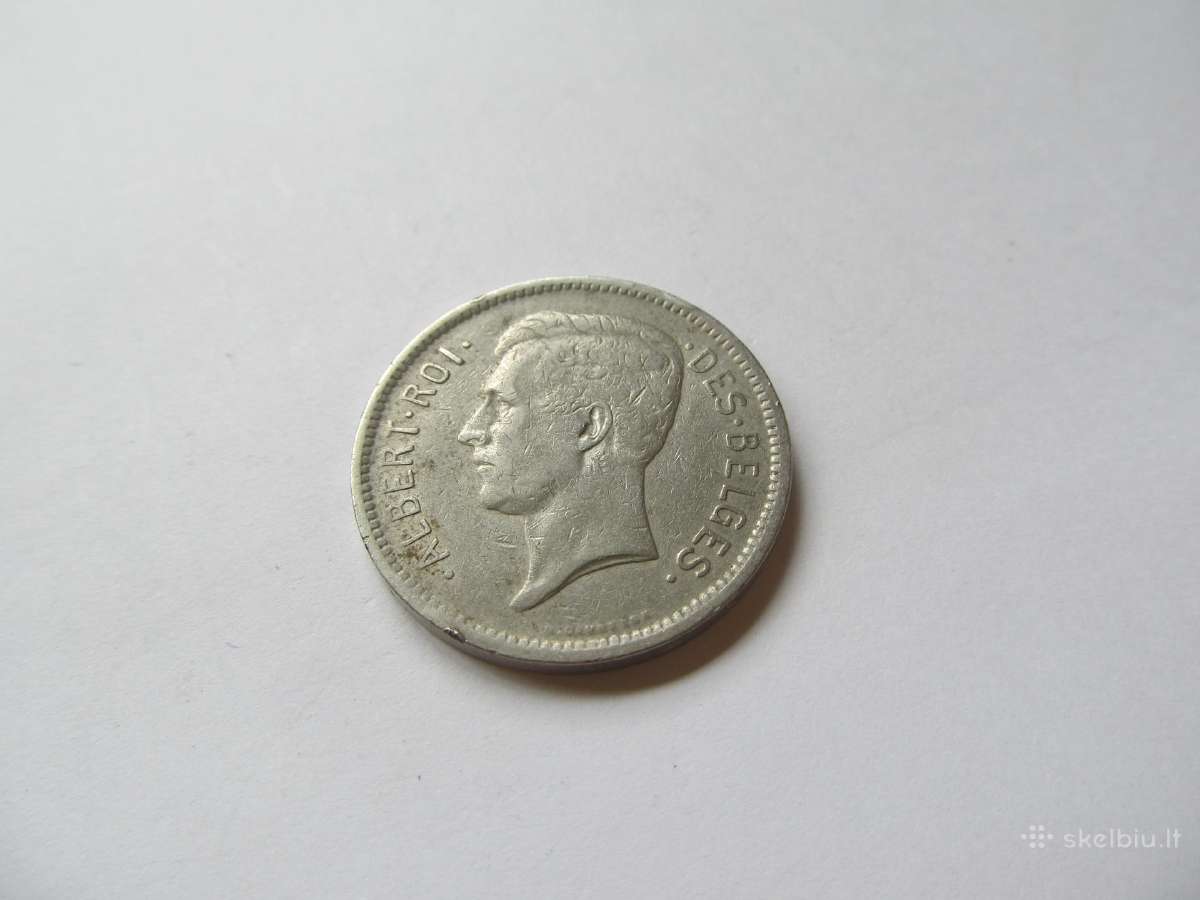5 francs , Belgija , 1931 Belges - nuotraukos Nr. 2