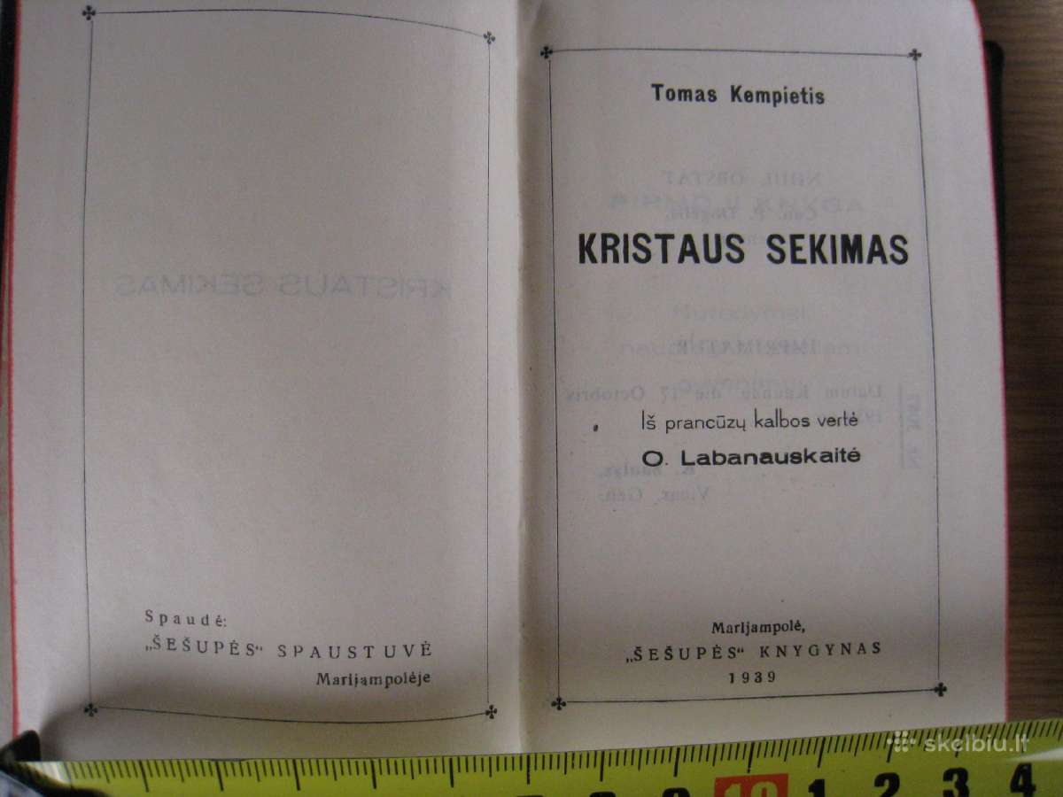 Tomas Kempietis Kristaus sekimas / 1939 m. - nuotraukos Nr. 6