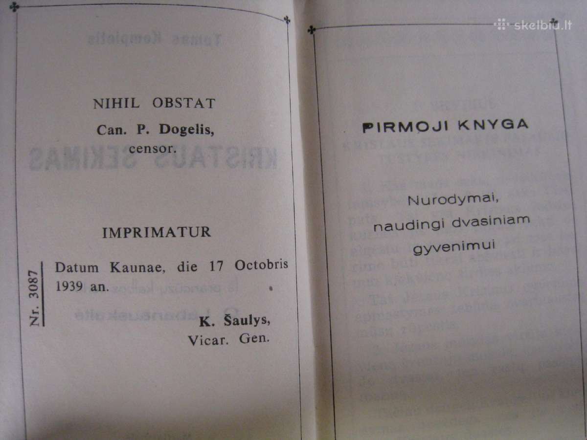 Tomas Kempietis Kristaus sekimas / 1939 m. - nuotraukos Nr. 7