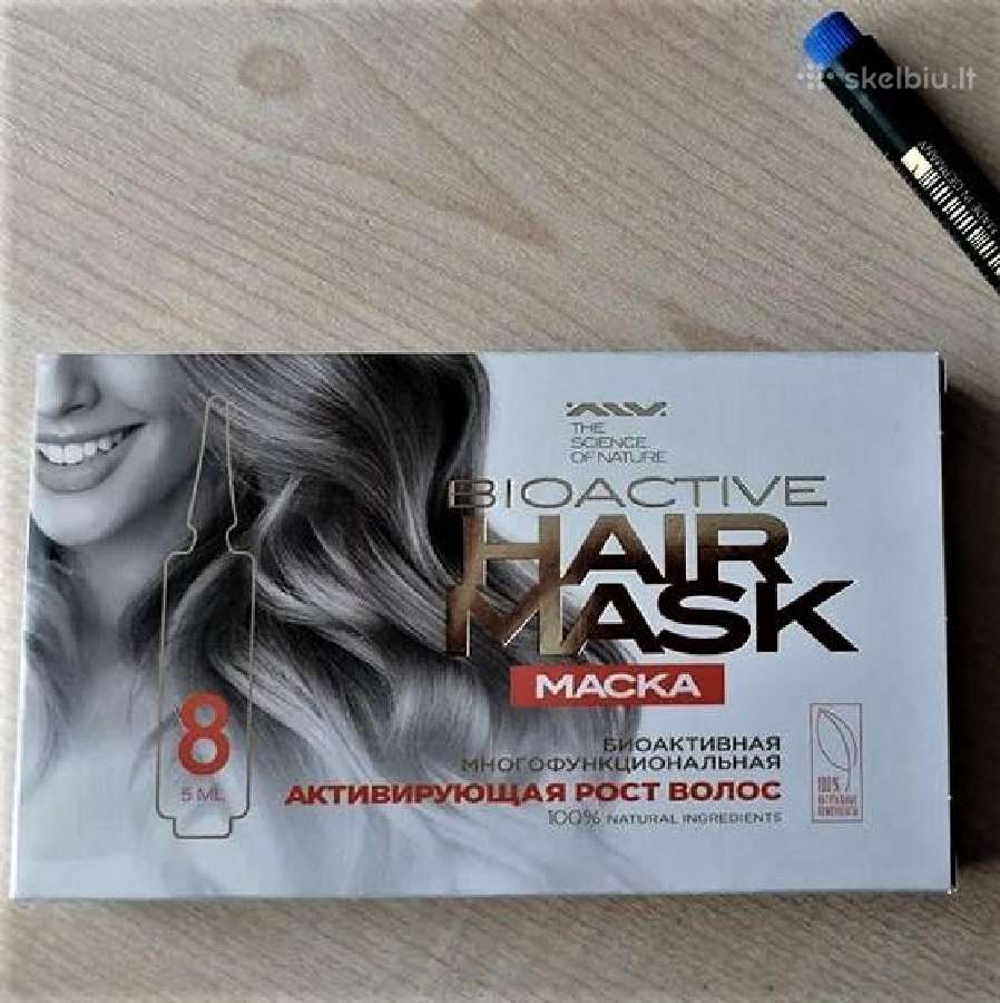 Plaukų kaukė „Hair Mask Alv“- pagalba plaukams