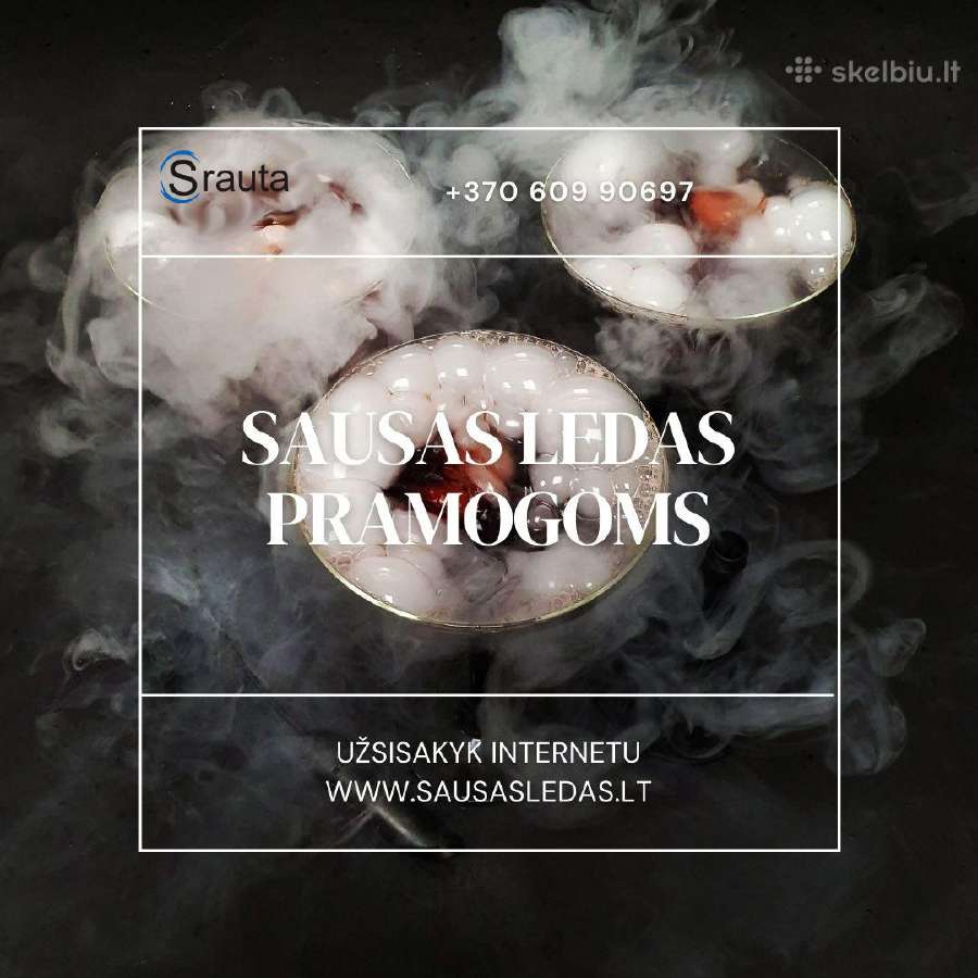 Sausas ledas (dry ice) - nuotraukos Nr. 3