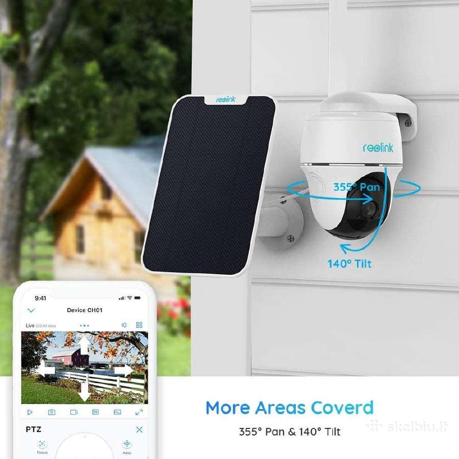 Reolink Go pt Plus 2k valdoma kamera (su Sim 4G) - nuotraukos Nr. 6