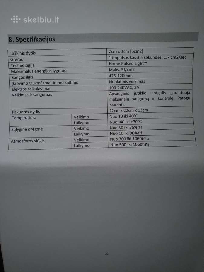 Fotoepiliatorius Silkn Pro - nuotraukos Nr. 3