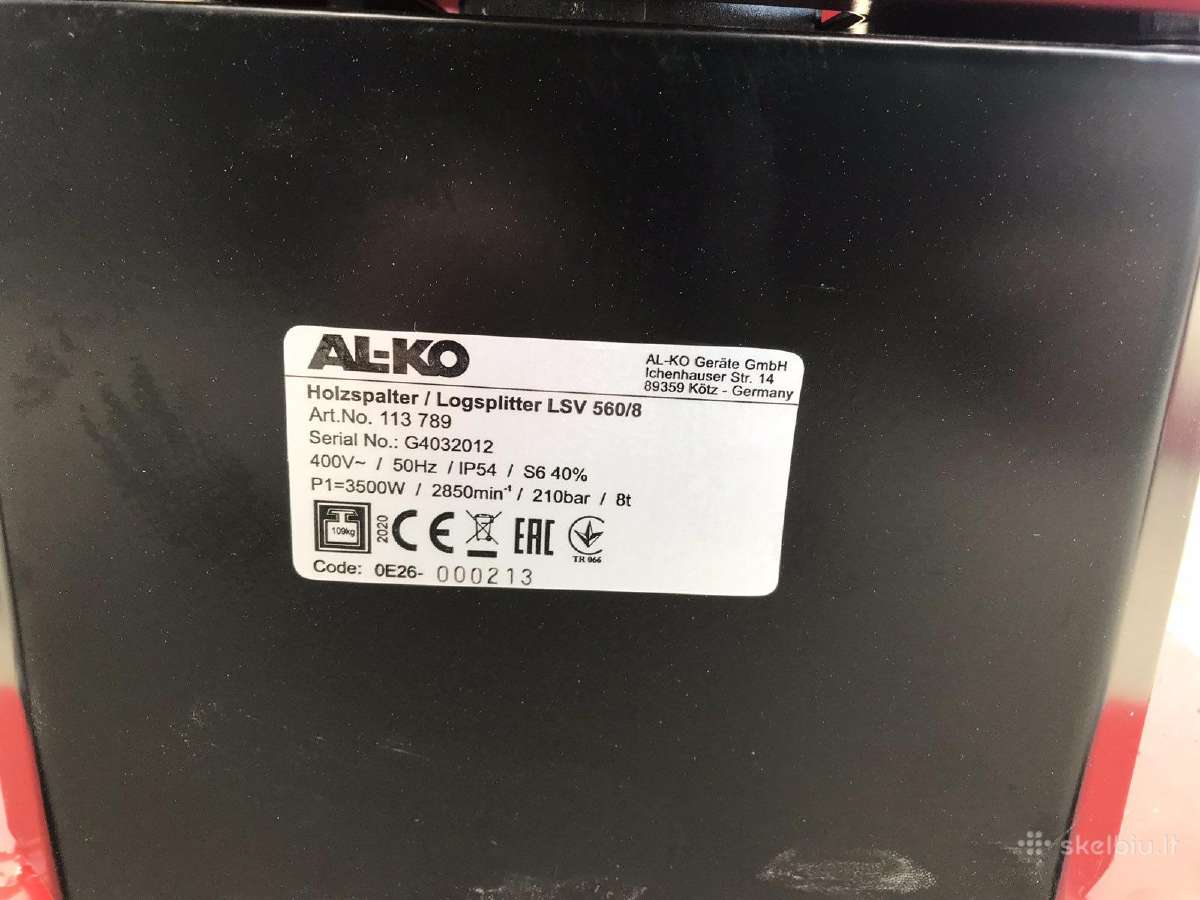 Austriškos AL-ko malkų skaldyklės, Akcija ! - nuotraukos Nr. 19