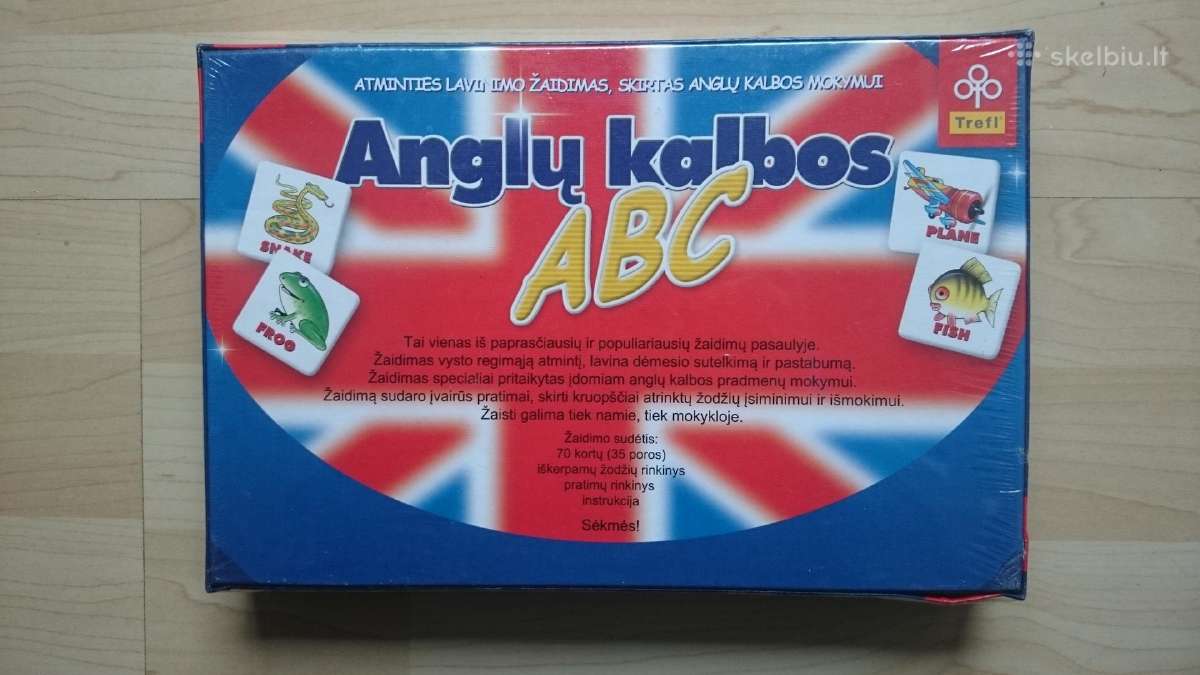 Stalo žaidimas Anglų kalbos Abc - nuotraukos Nr. 2