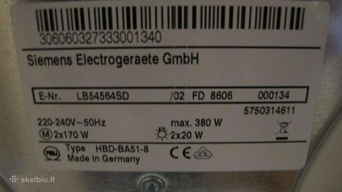 Siemens gartraukis - nuotraukos Nr. 4