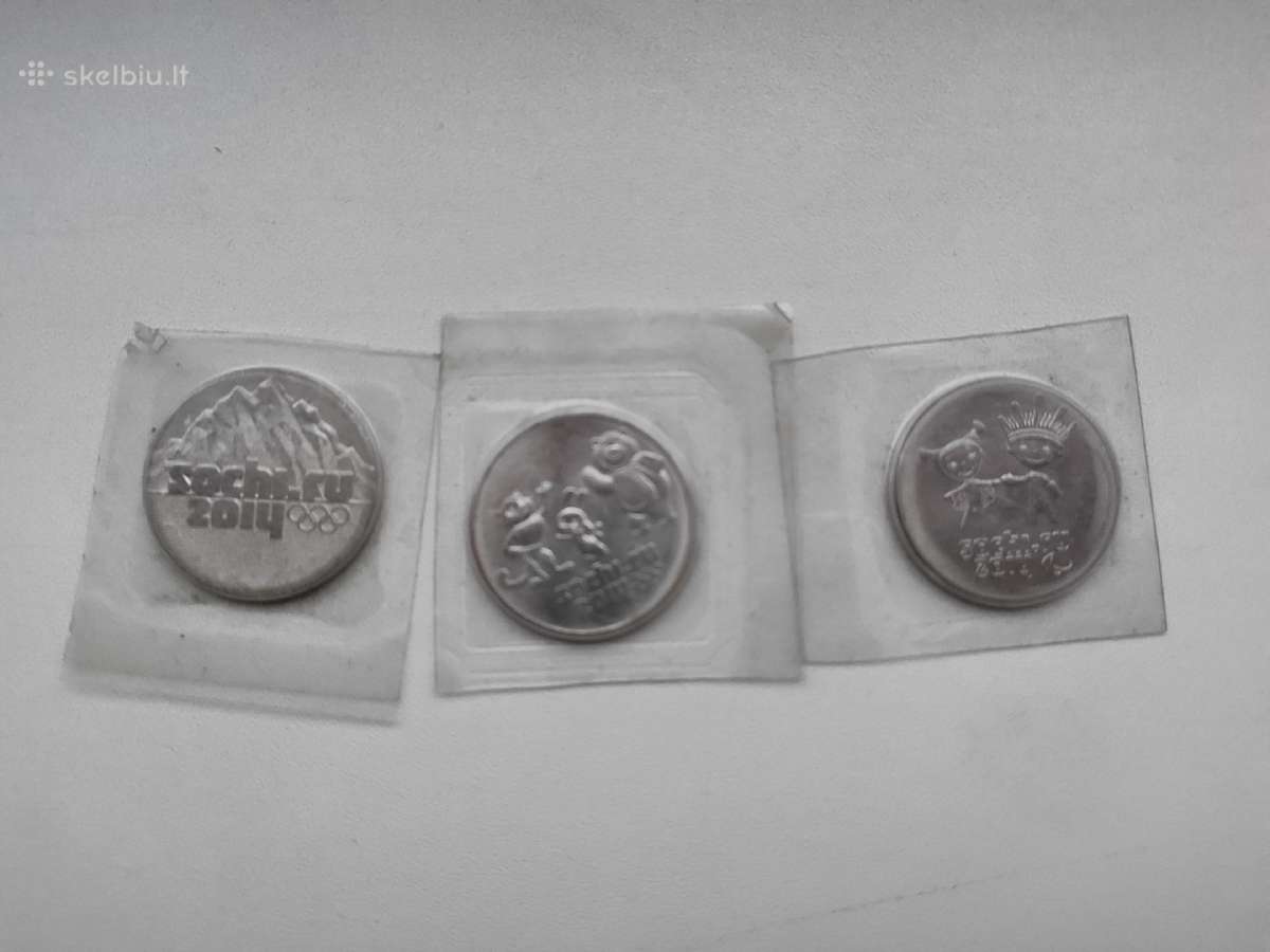 Sochi 2014 metų Olimpinių žaidinių monetos