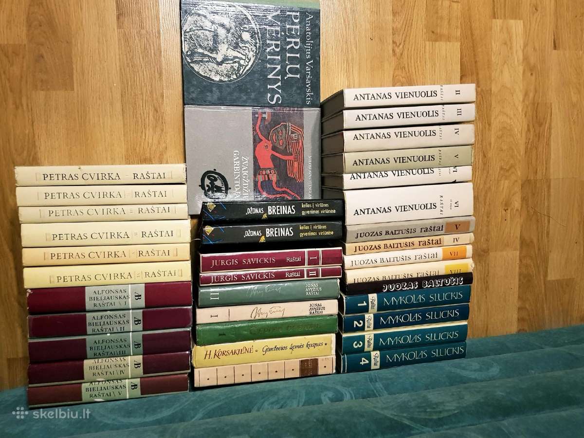 Lietuvių literatūra knygos, ciklai