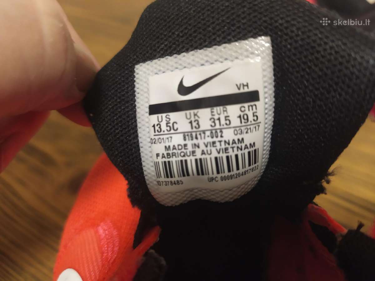 Nike kedukai mergaitei 31.5 dydžio - nuotraukos Nr. 5