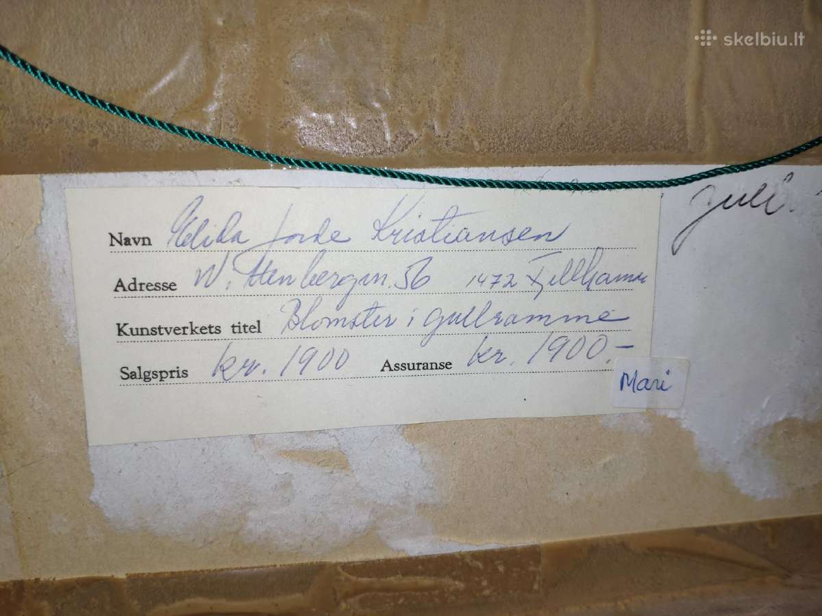 Nedidelis autorinis paveikslas gėlių motyvais - nuotraukos Nr. 12