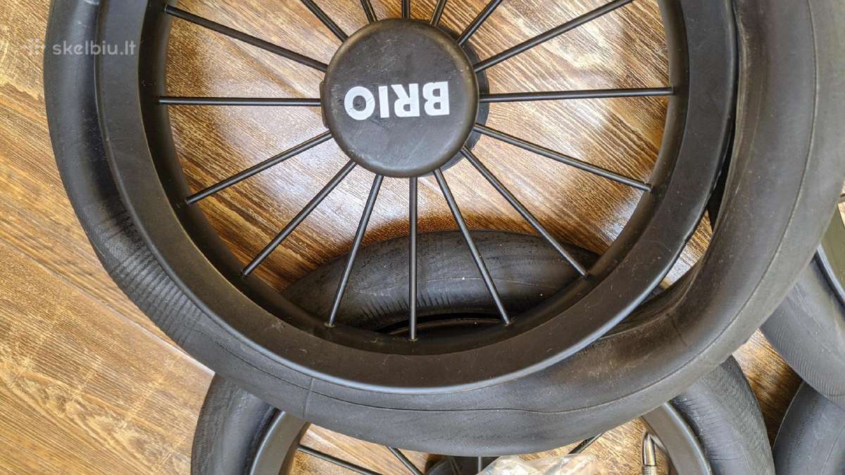 Brio vežimėlio ratlankiai su kameromis (2vnt.) - nuotraukos Nr. 3