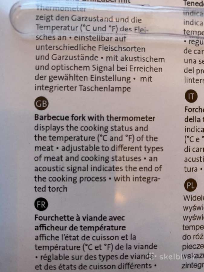 Grill mėsos termometras - nuotraukos Nr. 3
