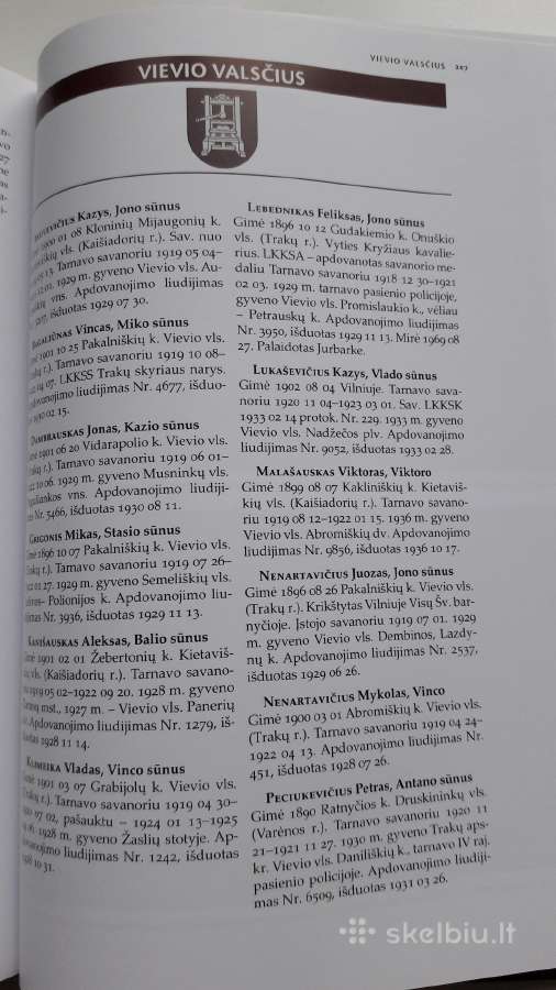 Knyga. Trakų apskrities karžygiai - nuotraukos Nr. 15