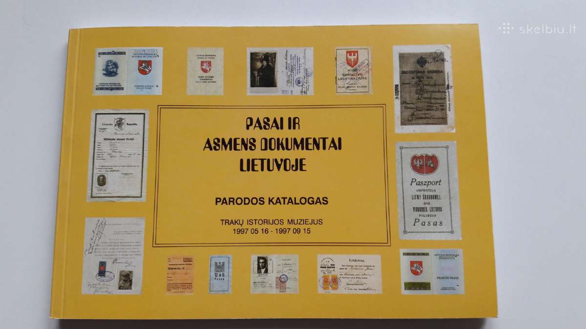 Knyga. Pasai ir asmens dokumentai Lietuvoje