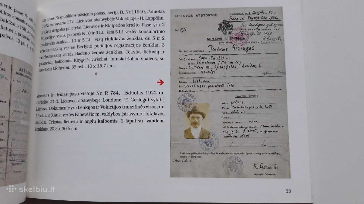 Knyga. Pasai ir asmens dokumentai Lietuvoje - nuotraukos Nr. 6