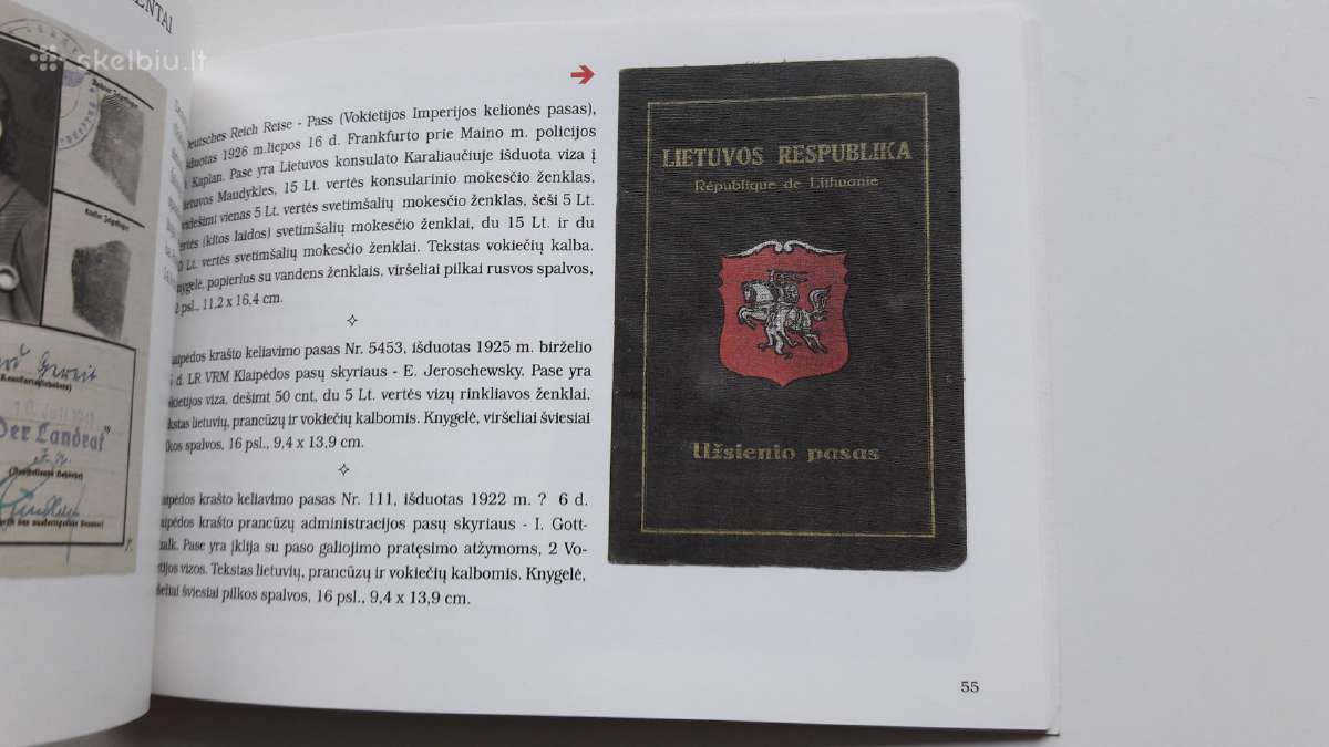 Knyga. Pasai ir asmens dokumentai Lietuvoje - nuotraukos Nr. 10