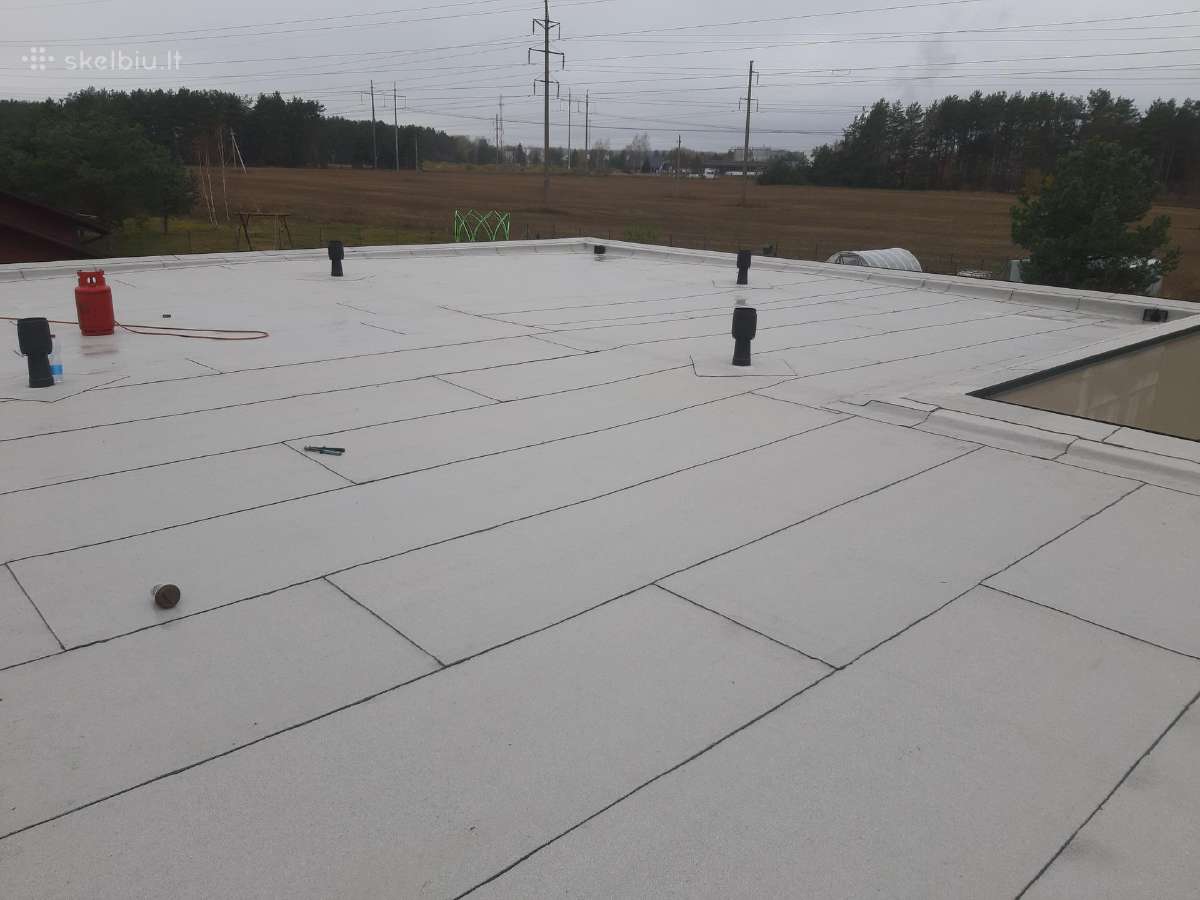 Dengiame stogus su prilydoma danga, pvc ir epdm - nuotraukos Nr. 2