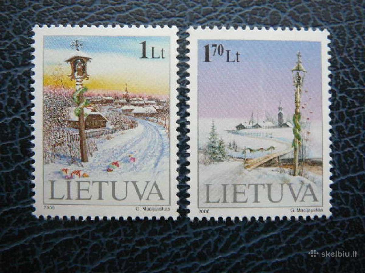 Lietuva 2000 Sventos Kaledos svarus lit742/3bk