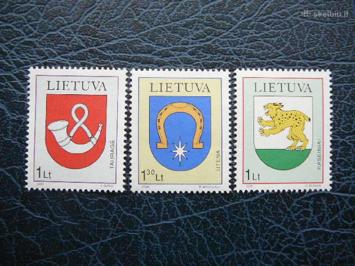 Lietuva 2000 Miestu herbai svarus lit739bk