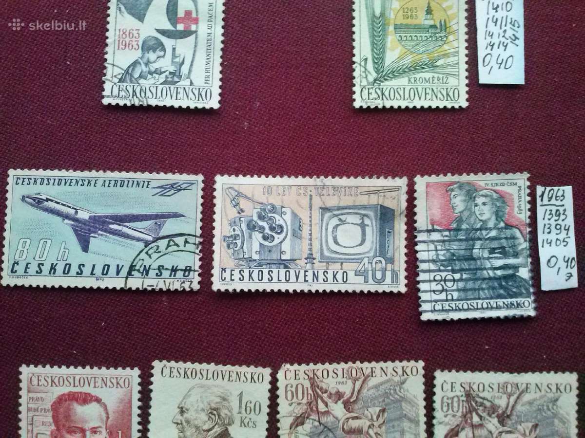 Čekoslovakija 1963 m. - nuotraukos Nr. 4