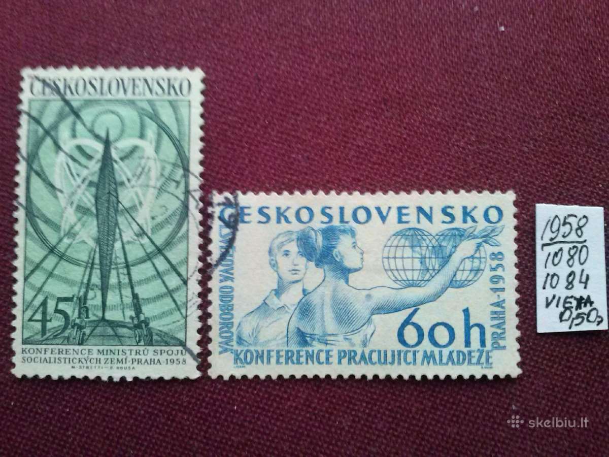 Čekoslovakija 1958 m. - nuotraukos Nr. 2
