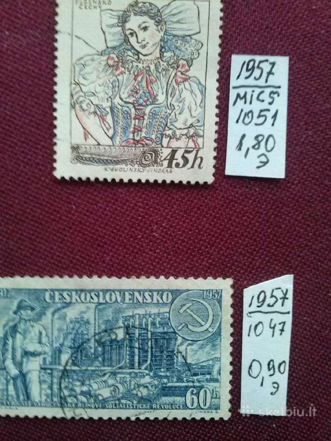 Čekoslovakija 1957 m. - nuotraukos Nr. 2