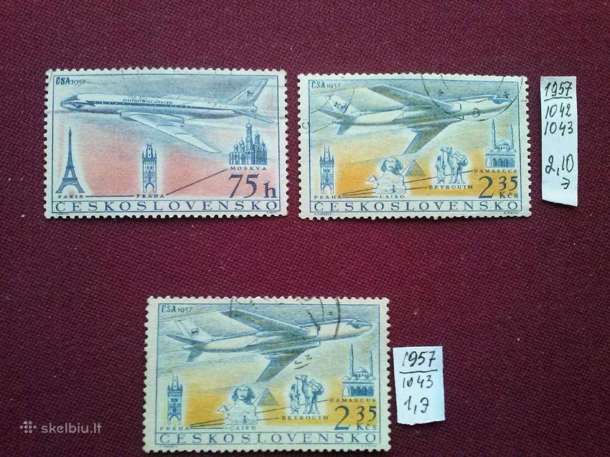 Čekoslovakija 1957 m - nuotraukos Nr. 2