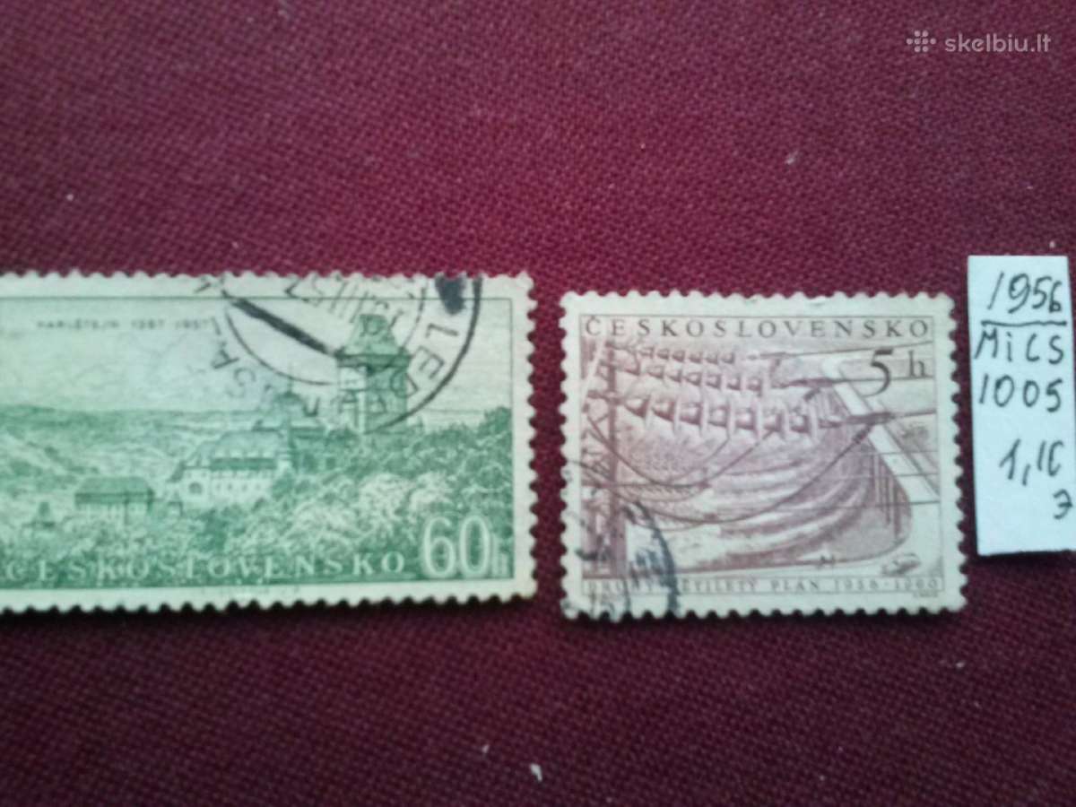 Čekoslovakija 1956 m. - nuotraukos Nr. 5