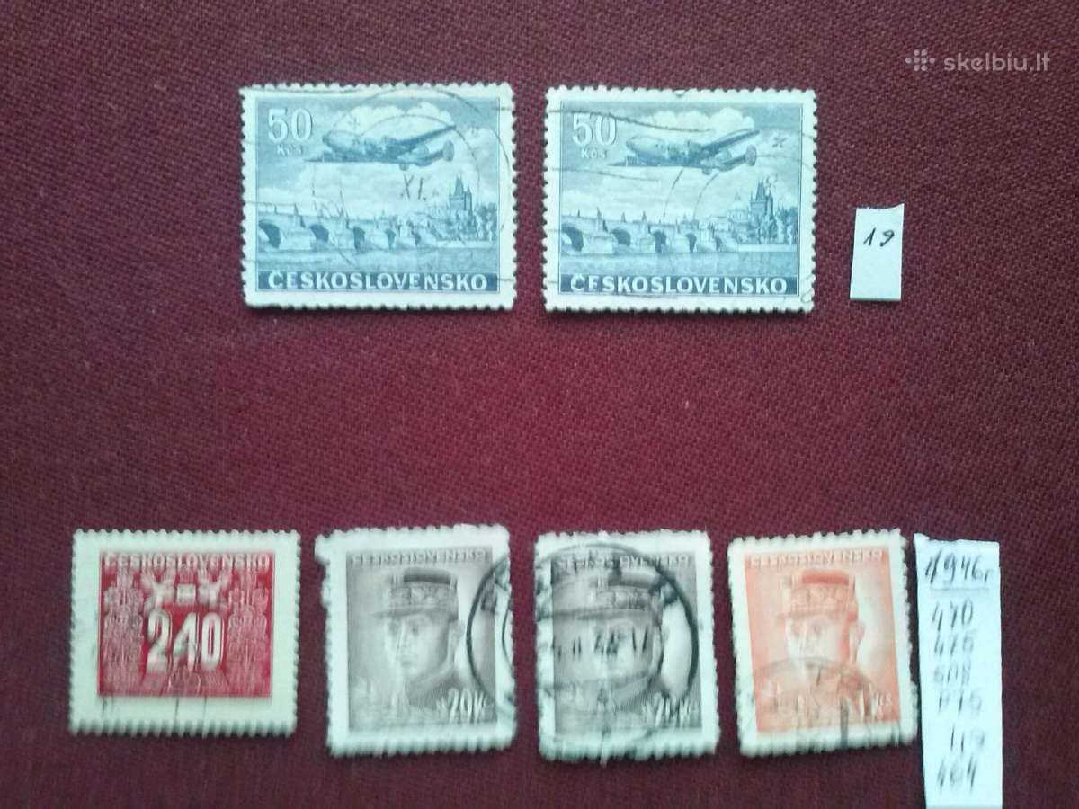 Čekoslovakija 1946 m - nuotraukos Nr. 2