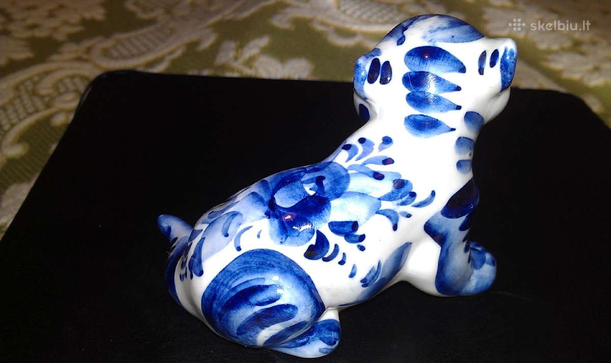 Gžėl skulpturėlė kačiukas/tigriukas - nuotraukos Nr. 3