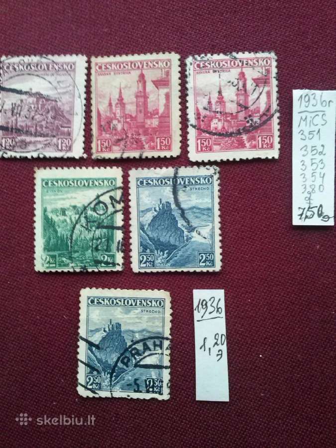 Čekoslovakija 1936 m. - nuotraukos Nr. 2