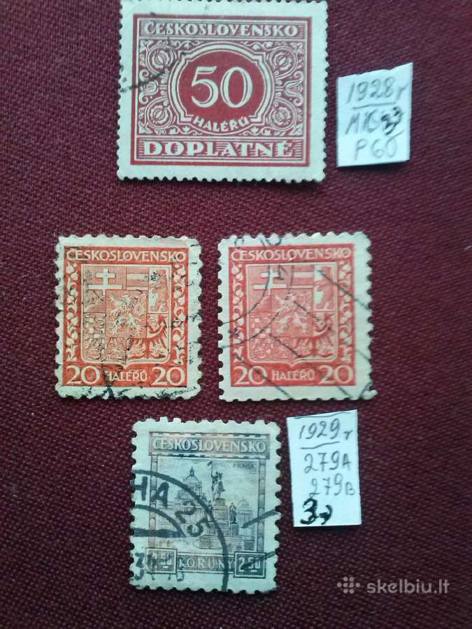 Čekoslovakija 1928-29 m. - nuotraukos Nr. 2