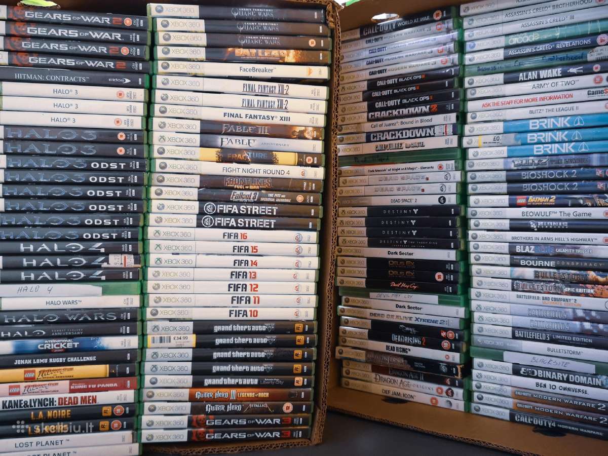 Xbox 360 žaidimai labai pigiai 2024-03-21