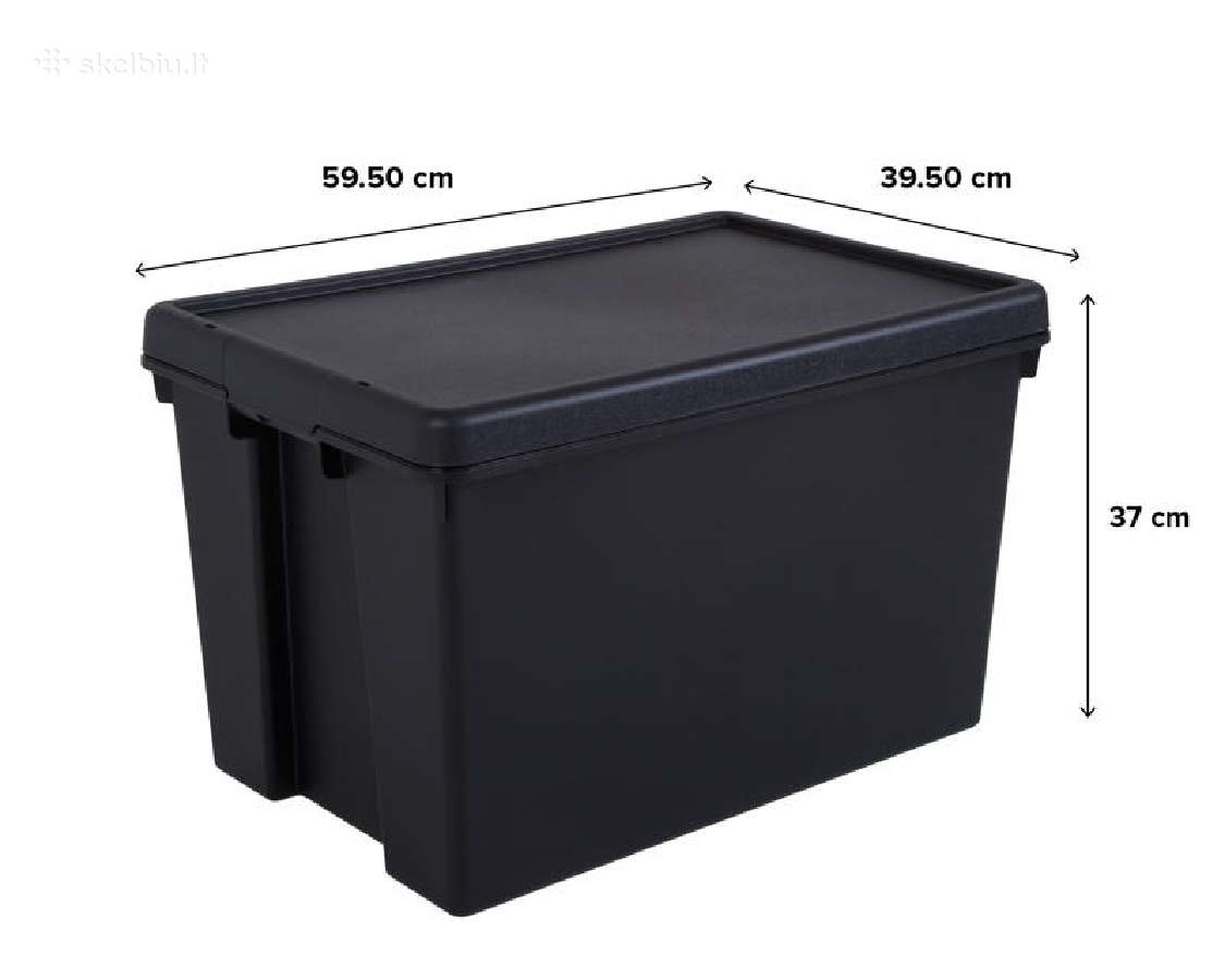 Plastikinės dėžės su dangčiu - nuotraukos Nr. 4