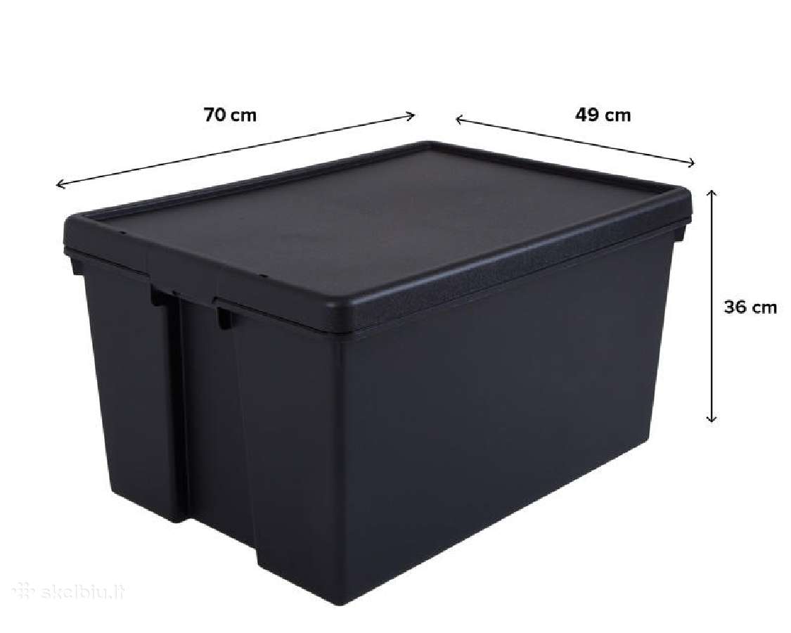 Plastikinės dėžės su dangčiu - nuotraukos Nr. 5