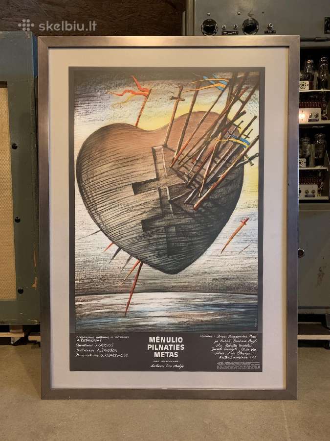 Senovinės lietuviškos kino afišos - plakatai - nuotraukos Nr. 7