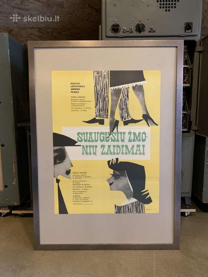Senovinės lietuviškos kino afišos - plakatai - nuotraukos Nr. 3